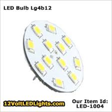 12 Volt Led Light Bulb 10 30vdc G4 Led Bi Pin Back 218 Lumens Cool White