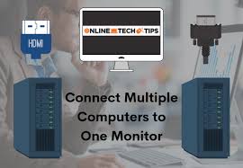Having to attend important notifications on phone while at work can be interrupting. How To Connect Two Or More Computers To One Monitor