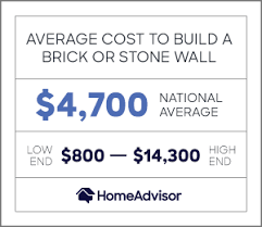 How much does a concrete block wall cost? 2021 Brick Stone Wall Costs Per Square Or Linear Foot Homeadvisor