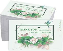 Print from thousands of designs or your own, make your own business card printing with vistaprint at an unbeatable price! Amazon Com 100 Pieces Thank You For Supporting My Business Cards Colorful Flower Customer Thank You Appreciation Cards Apply To Online Retail Stores Customer Package Inserts Handmade Goods 2 X 3 5 Inch Office Products