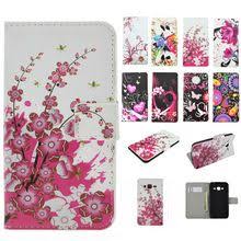 Classic Beautiful Lovely Flower Patterns Wallet Pu Leather Phone Case For Samsung Galaxy J3 2016 J320 J320f Card Slots Cover China Mainland