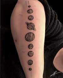 Solar System Tattoo Solar System Tattoo Simple Solar System Tattoo Tattoos