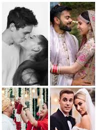 Ariana grande has shared the first photos from her wedding to dalton gomez, after the pair tied the knot in an intimate ceremony earlier this month. Ariana Grande Anushka Sharma Justin Bieber Celebrities Who Got Married Secretly Times Of India