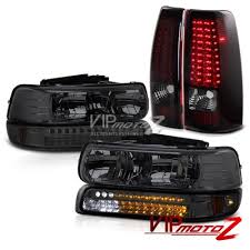 1999 2002 Chevrolet Silverado 1500 Headlight Parking Drl Red Smoke Tail Lights In Ebay Motors Eba Chevrolet Silverado 1500 2002 Chevy Silverado Silverado 1500