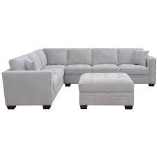 Thomasville of arizona features a large selection of quality living room, bedroom, dining room, home office, and entertainment furniture as well as mattresses, home decor and accessories. Thomasville Fabric Sectional With Storage Ottoman Costco Australia