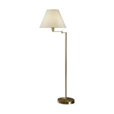 Austrolux Lampadaire En Metal Laiton Vieilli 45 X 45 X 156 Cm