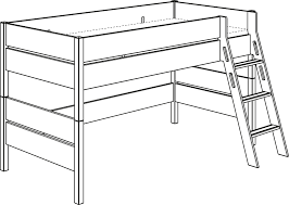 Das bett selbst hat einen leicht erhöhten schutzrand. Paidi Spielbett Ohne Rutsche Hohe 120 Cm Sten Der Kleine Preis De