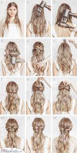 Intricate Hairdo For Curly Hair Glamorous And Lovely Hair Styles Easy Hairstyles Elegant Hairstyles