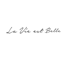 Elle est forte, french meaning, she is strong. La Vie Est Belle I Think I Want This As My Next Tattoo Text Tattoo Life Tattoos Belle Tattoo