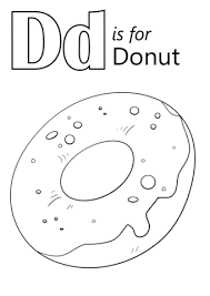 Donut Coloring Pages Best Coloring Pages For Kids Donut Coloring Page Abc Coloring Pages Preschool Coloring Pages