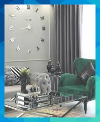 Salon Modern Stil Gri Zumrut Yesili Tul Perde Perde Aydinlatma Spot Aydinlatma Berj Luks Oturma Odalari Oturma Odasi Tasarimlari Oturma Odasi Takimlari