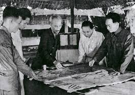 Ho Chi Minh Leader Of Communist North Vietnam Reviews Military Map During The Siege Of Die Bien Phu A French Colonial Outpost Dien Bien Vietnam Vietnam War
