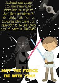 Cute Stars Wars Invitations That Are Easy To Recreate Star Wars Birthday Party Star Wars Theme Birthday Lego Star Wars Party