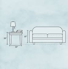 End Table Height How Tall Should Your Side Table Be Wayfair Ca Tall End Tables Table Height Side Table