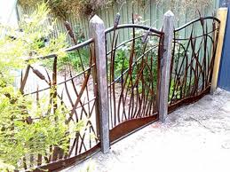 Reeds Bullrush And Flowing Water Forged Garden Gate And Fence Panels Metal Garden Fencing Metal Fence Panels Garden Fence Panels