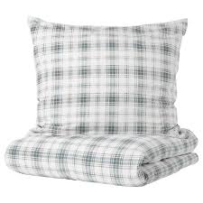 Nordruta Bettwascheset 2 Teilig Weiss Blau Ikea Deutschland Ikea Bett Kopfkissenbezug