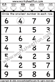 Image Result For Circle The Biggest Number Worksheet For Ukg Free Printable Worksheets Worksheets Printable Worksheets