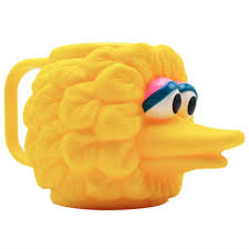 Vintage Sesame Street Applause 3d Big Bird Child Plastic Yellow Cup Mug 1994 In 2020 Yellow Cups Disney Coffee Mugs Animal Coffee