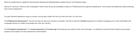 The pi cognitive assessment is designed with a series of questions that fall under one of three categories, numerical, verbal and abstract reasoning. Administering Pre Hire Assessments Best Practices The Predictive Index