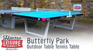 Butterfly Park Outdoor Table Tennis Table Youtube