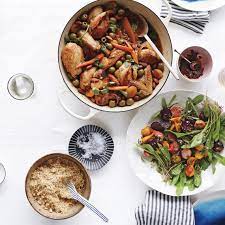 Everything you could need for a soiree! Easy Moroccan Menu Martha Stewart