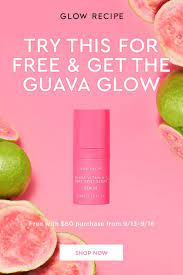 Try Glow Recipe S Guava Vitamin C Dark Spot Serum For Glowing Skin In 2021 Guava Vitamins Glowing Skincare All Natural Skin Care