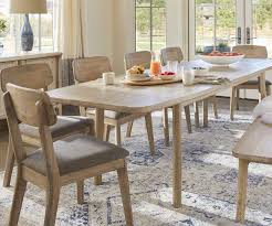 Extension tables use mechanisms and brilliant design to give users the option to adjust the table's length—adding and removing seating and surface space when necessary. Eckler Extension Dining Table Dania Furniture
