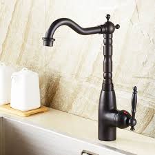 What's the water flow rate of a copper kitchen faucet? All Copper Black And Bronze Brass Kitchen Sink Faucet European Archaize Hot And Cold Mixer Water Basin Faucet Single Hole Buy At The Price Of 68 00 In Aliexpress Com Imall Com
