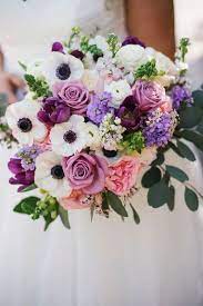 Spring Wedding Bouquet Idea White Purple Pink Weddingbouquet Juliet Le Fleur Wedding Flower Guide Diy Wedding Bouquet Spring Wedding Bouquets
