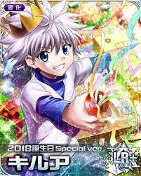 2018 Birthday Killua Card Hunter X Hunter Hunter Anime Killua