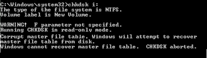 Fix Corrupt Master File Table, Windows Cannot Recover Master File Table,  Chkdsk Aborted Error - Easeus