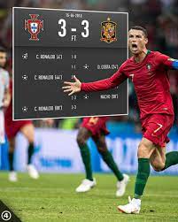 433 Pa Twitter Onthisdayinfootball In 2 0 1 8 Cristiano Kicked Off His World Cup With A Brilliant Hat Trick Against Spain