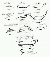 Mouths Anime Drawings Tutorials Anime Drawings Sketches Drawing Expressions
