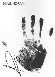 Niall S Handprint One Direction Niall Horan James Horan