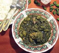 نتیجه تصویری برای خورش قیمه خلال و زرشک