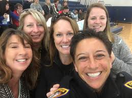 This morning, Officer Carrie DeAngelo and Nauset High School staff attended  a Special Olympics event at Monomoy High School with several Nauset High  School students. These students participated in several athletic events