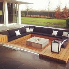 Verlaagde Bank Backyard Patio Outdoor Fire Pit Designs Backyard Patio Designs