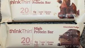 Thinkthin High Protein Bar Brownie Crunch Chocolate Fudge Review Youtube