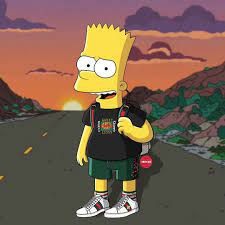 Em 1990, bart rapidamente se tornou um dos personagens de tv mais populares e surgiu a chamada bartmania. Cool Bart Simpson Gucci Wallpapers Top Free Cool Bart Simpson Gucci Backgrounds Wallpaperaccess