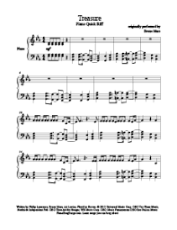 Treasure Bruno Mars Piano Sheet Music Download Tons Of Free Sheet Music At Www Pianobragsongs Com Sheet Music Piano Sheet Music Music Printables