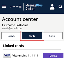 If it is because you wish to add another credit card, or addiotional payment method, you simply need to modify it. I Want To Delete A Card Mileageplus Dining Help Center