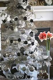 House Finally White Christmas Trees White Christmas Tree Decorations Black White Christmas Tree White Christmas Trees