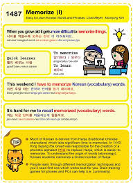 Information about the origins names for the days of the week in many languages. Korean Things Vocabulary