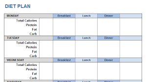 Weight Training Plan Template For Excel