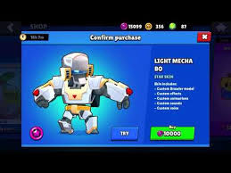 We gathered all character's currently or soon to be available skin. Buying 10000 Star Points Skin Light Mecha Bo Best Brawl Star Skin 2000 Points Spent For Free Stuff Youtube