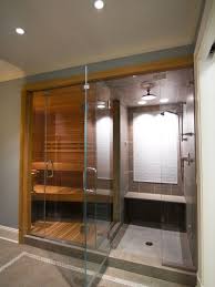 Nice Home Feature Steam Room And Sauna In The Home Great To Add To A Pool House Home Gym Home Spa Room Sauna Design Home Steam Room