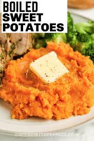 2) you should not leave potatoes to cool in the cooking water. Boiled Sweet Potatoes Ready In 30 Mins Spend With Pennies