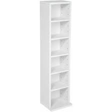 Aufbewahrungssysteme kaufen und bestellen ✓ aufbewahrung & haken finden sie online und in home office uk cd dvd aufbewahrung schubladen schrank holz buche holz getreide profil amazon de kuche haushalt from. Standregal Medienregal Mit 6 Fachern Cd Stander Cd Wandregal Cd Aufbewahrungssystem Weiss