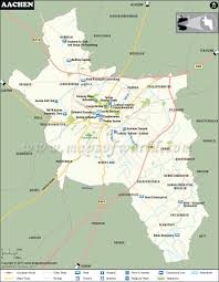 Aachen Map City Map Of Aachen Germany Germany Map Aachen Map