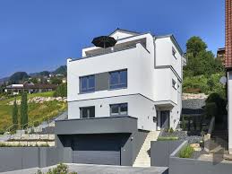Modernes Grosses Kubushaus Haus Hanglage Haus Am Hang Haus